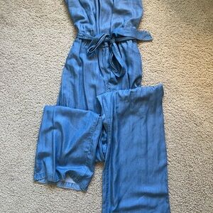 Forever 21 Denim Blue Jumpsuit